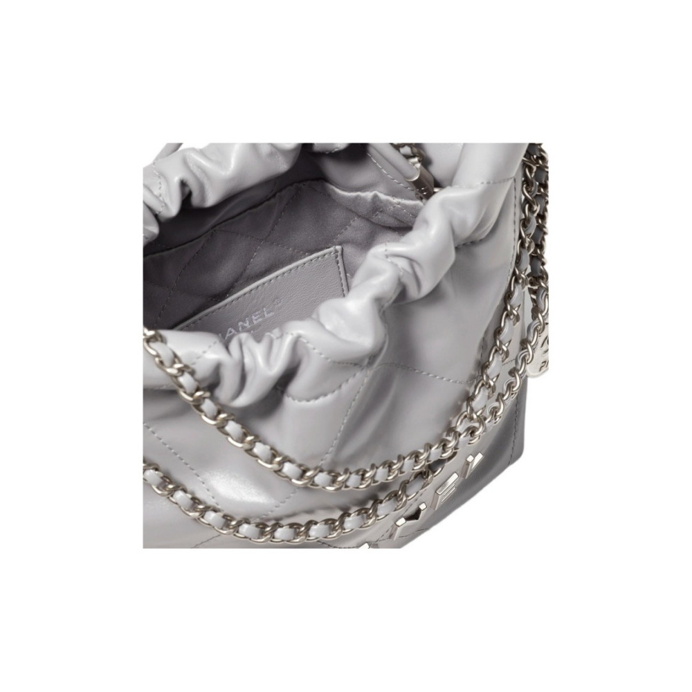 Chanel 22 Mini Handbag Gray