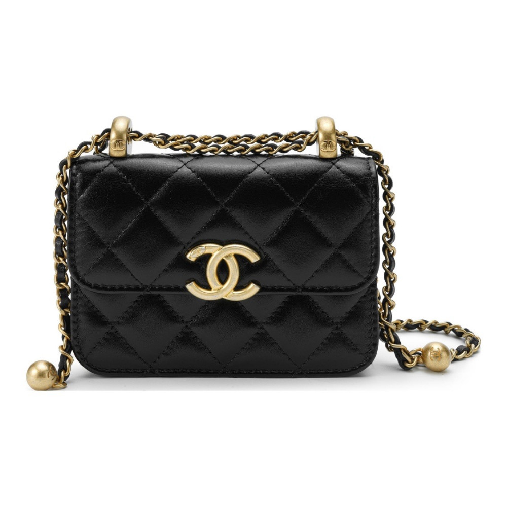 Chanel 21A Pocket Flap Bag Gold Ball 