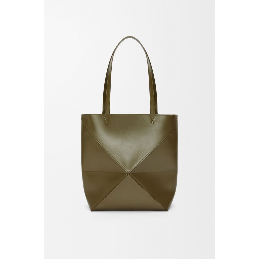 Medium Puzzle Fold Tote In Shiny Calfskin Medium Puzzle Fold Tote In Shiny Calfskin