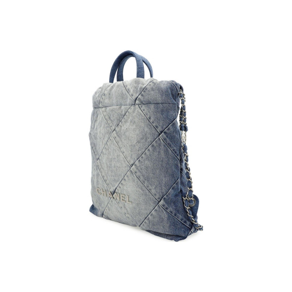Chanel Denim 22 Backpack