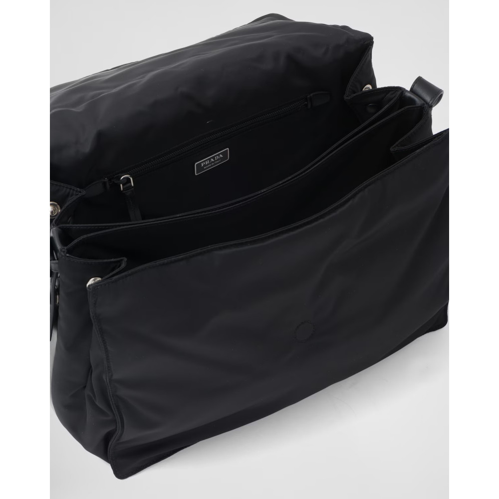 Re-Nylon Large Filled Shoulder Bag