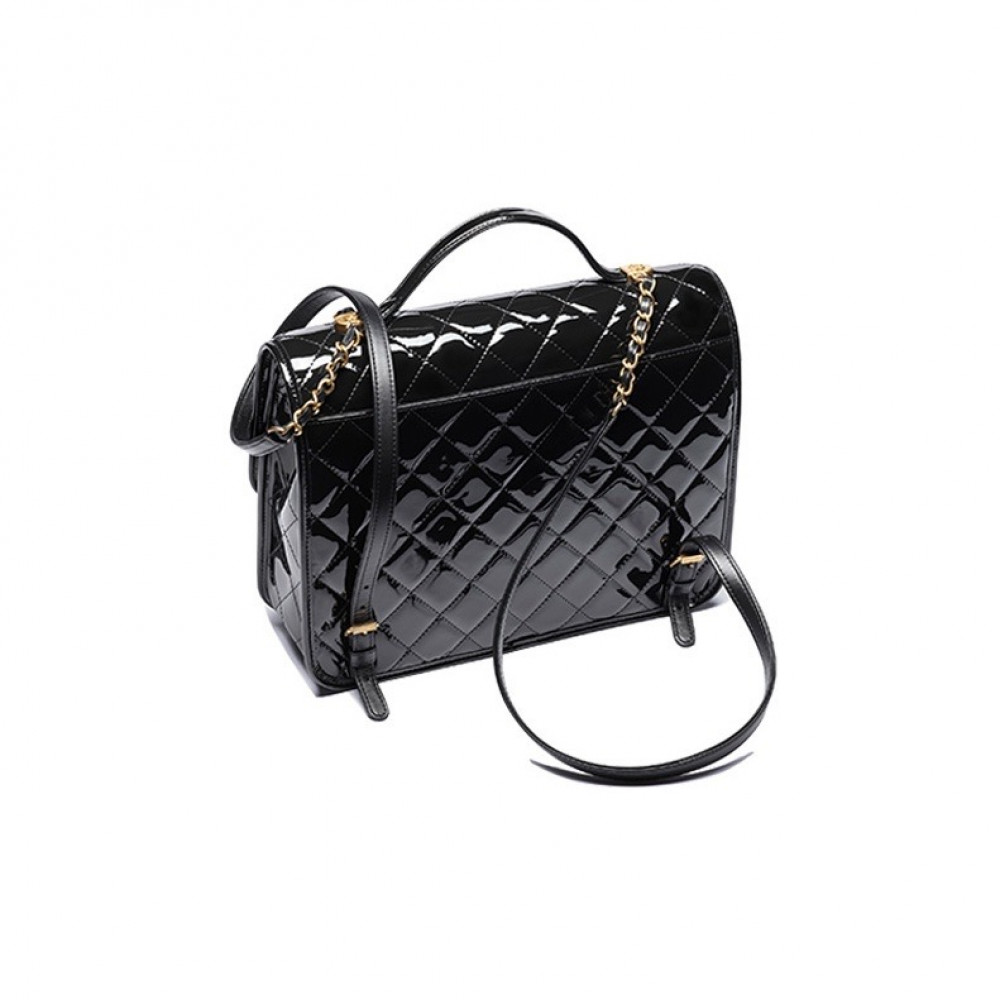 Chanel 22K Patent Calfskin Backpack