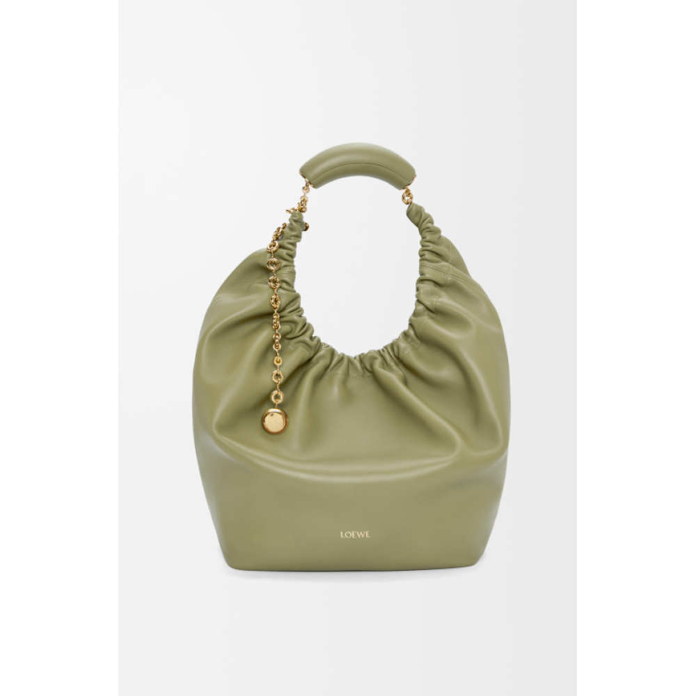 Medium Squeeze Bag In Mellow Nappa Lambskin