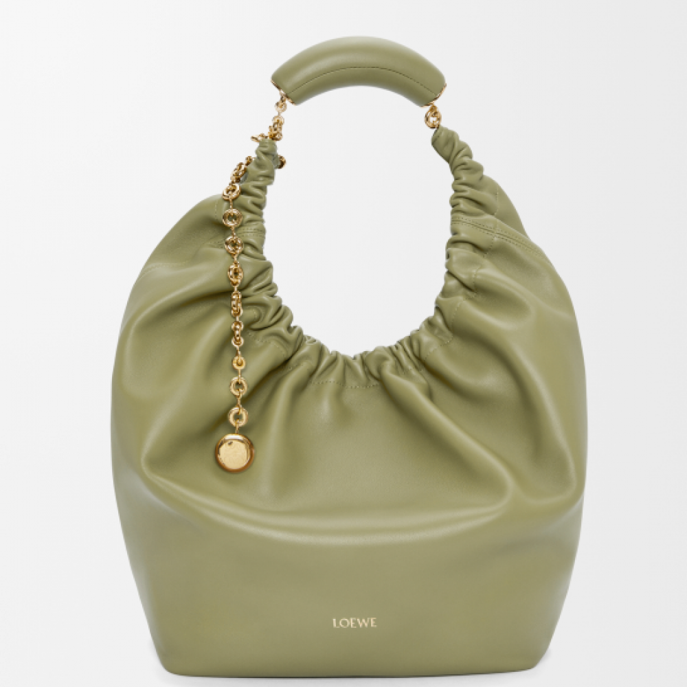Medium Squeeze Bag In Mellow Nappa Lambskin