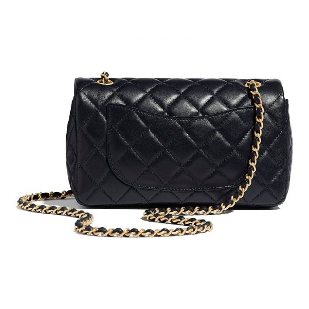 Chanel Lambskin Flap Bag Gold Ball