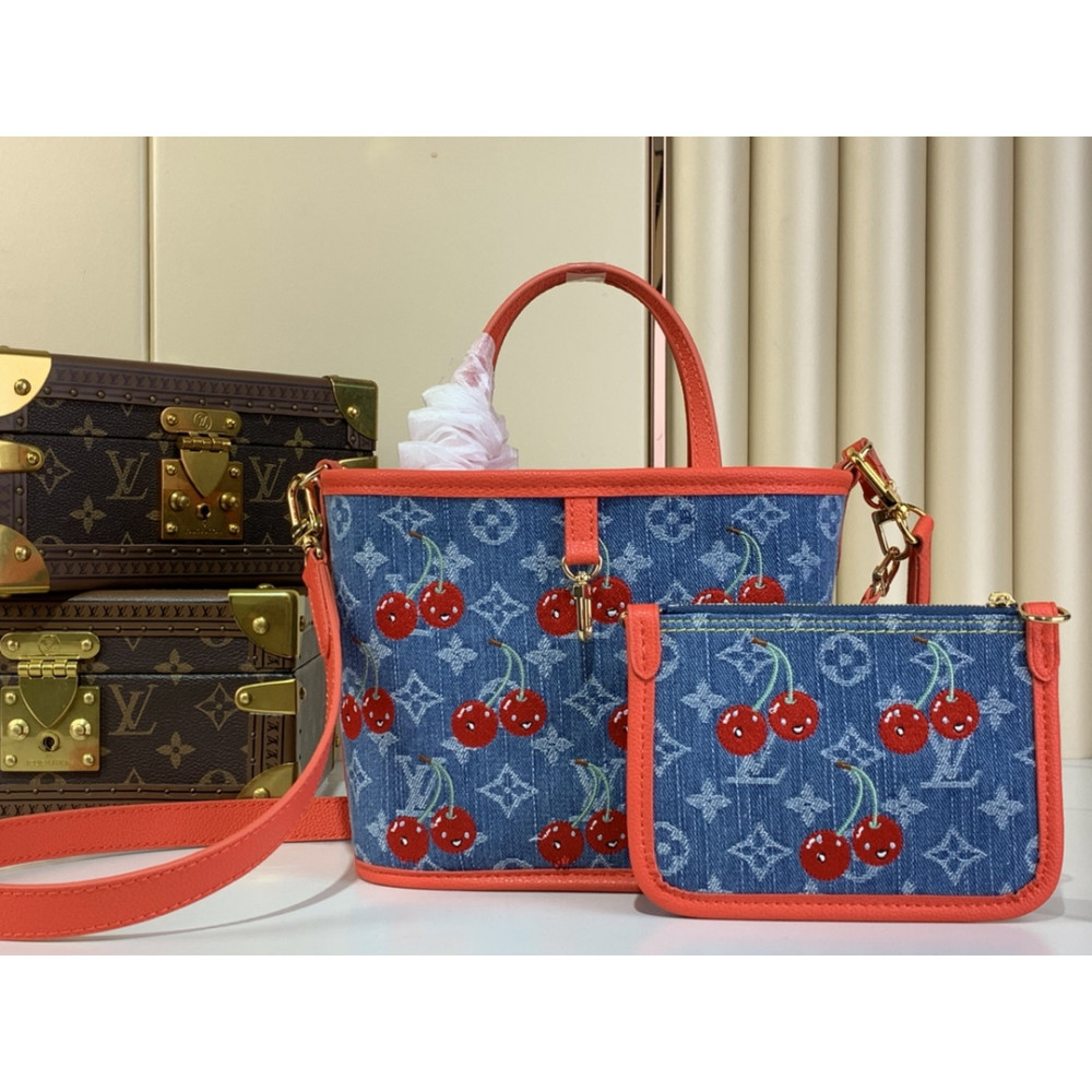 Lv X Tm Neverfull Inside Out Bb Handbag