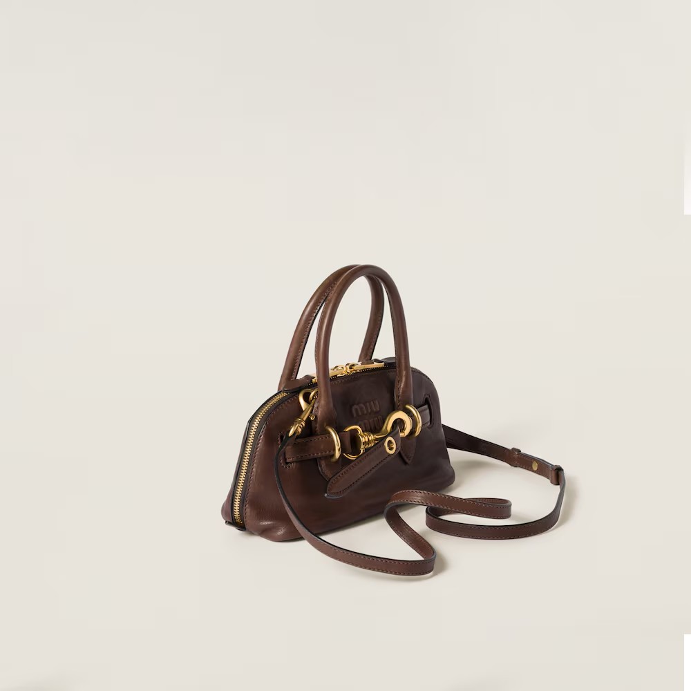 Mini Handbag In Aventure Nappa Leather