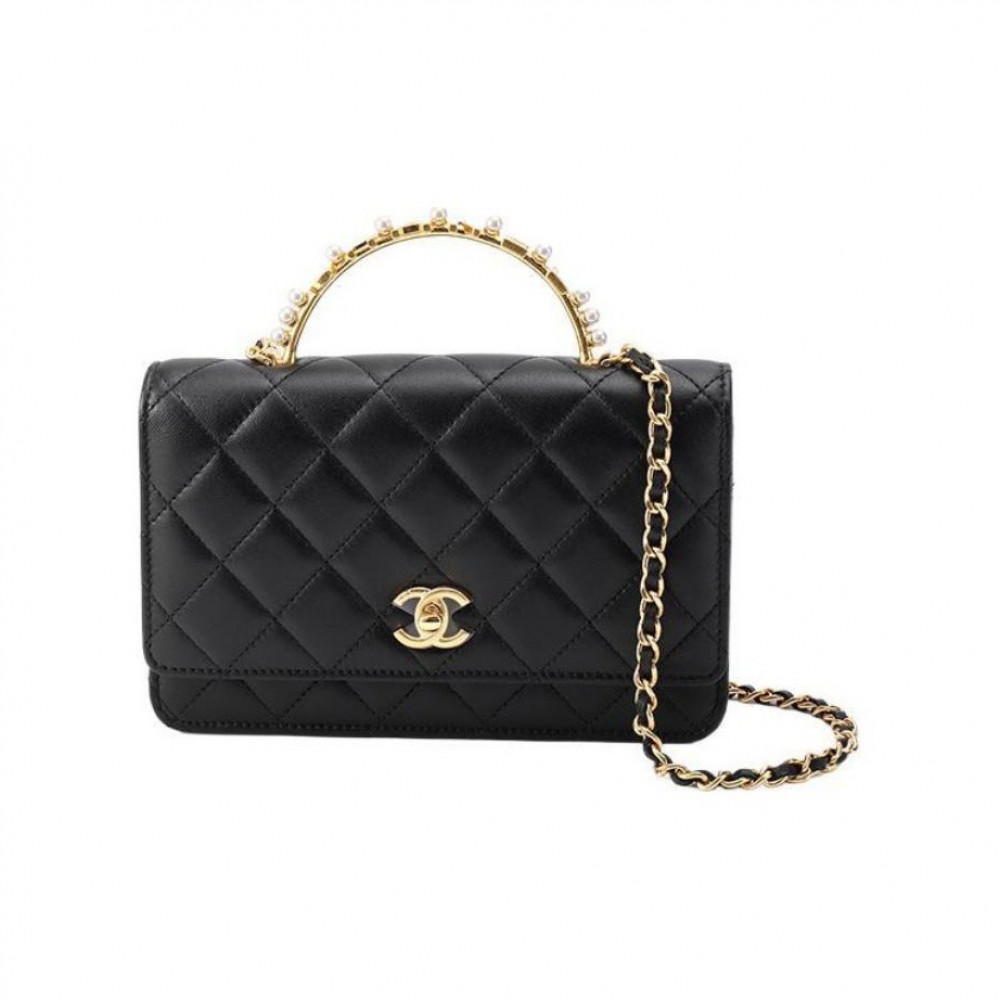 Chanel Wallet On Chain With Top Handle
