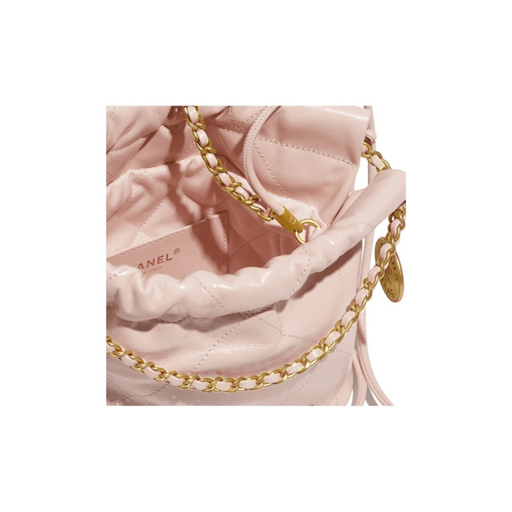 Chanel 22 Mini Handbag Light Pink