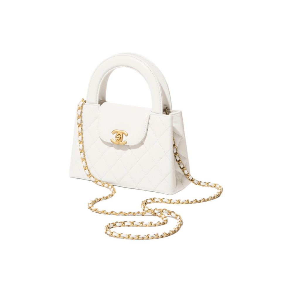 Chanel Mini Shopping Bag White