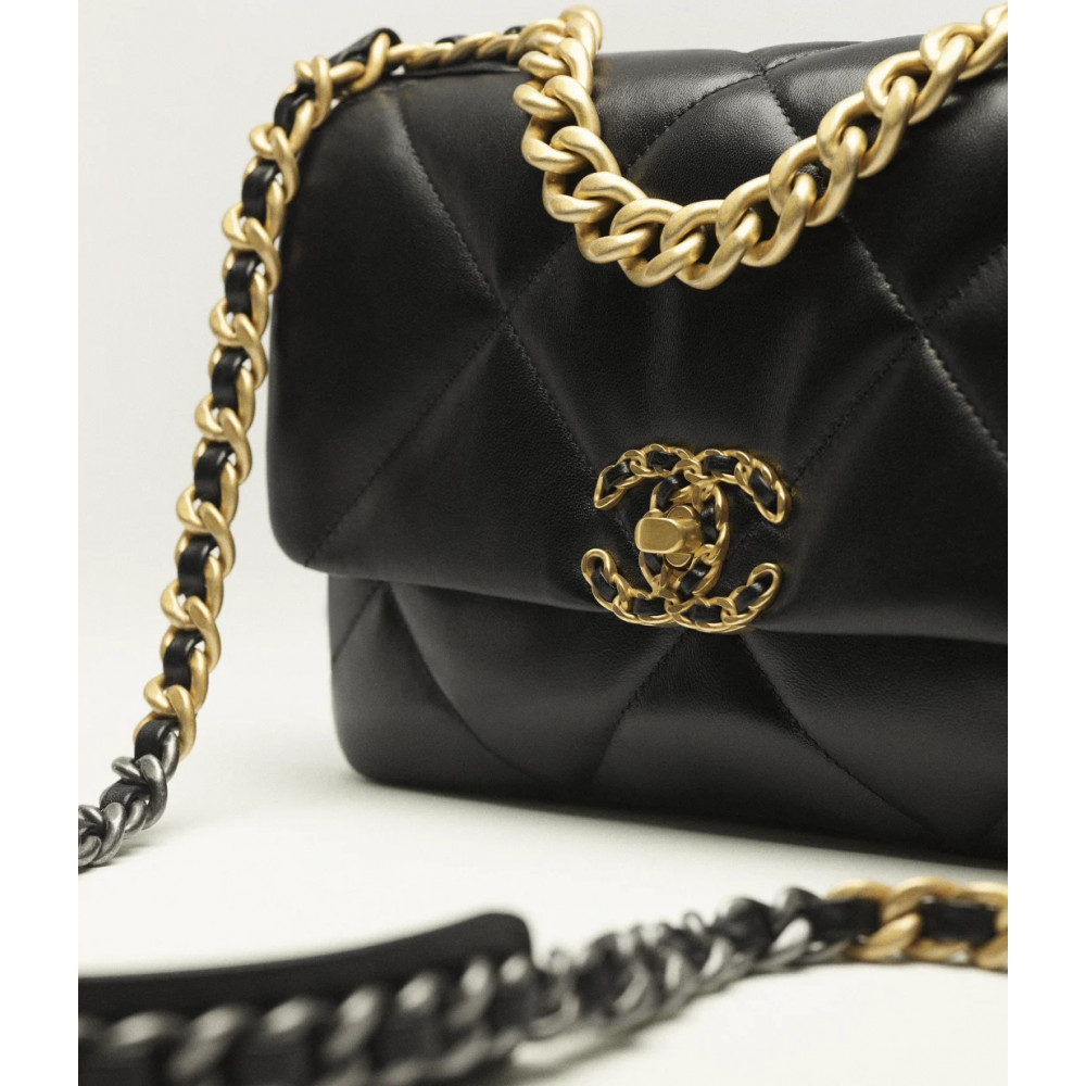 Chanel19 Handbag Black