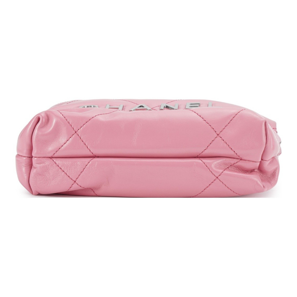 Chanel 22 Mini Handbag Dark Pink