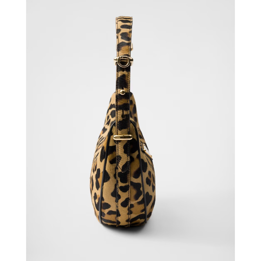 Prada Arqué Printed Leather Shoulder Bag