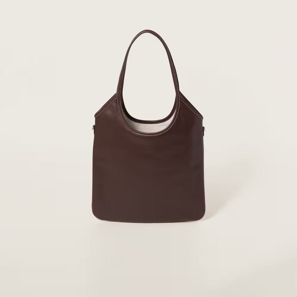 Ivy Leather Handbag Shrubby Oak Color