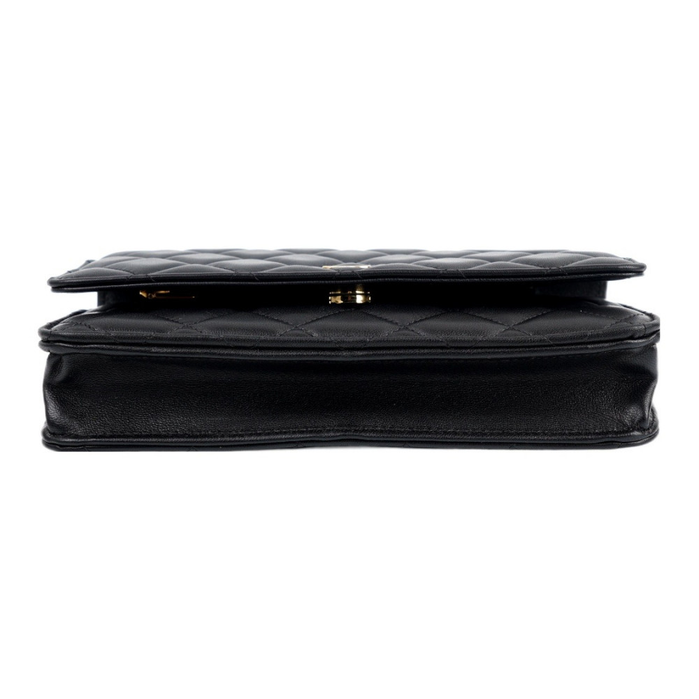 Chanel Classic Flap Bag Wallet On Chain Lambskin