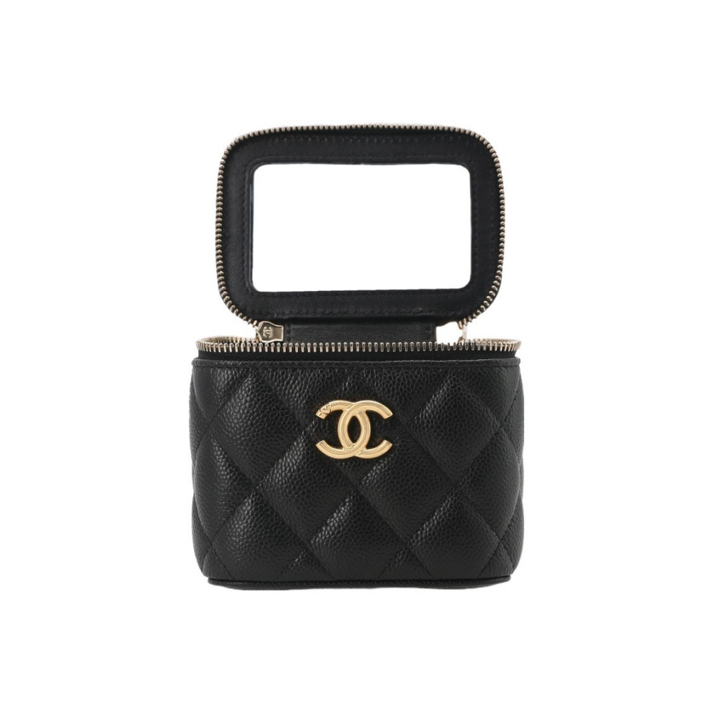 Chanel 23P Lipstick Box With Chain Black