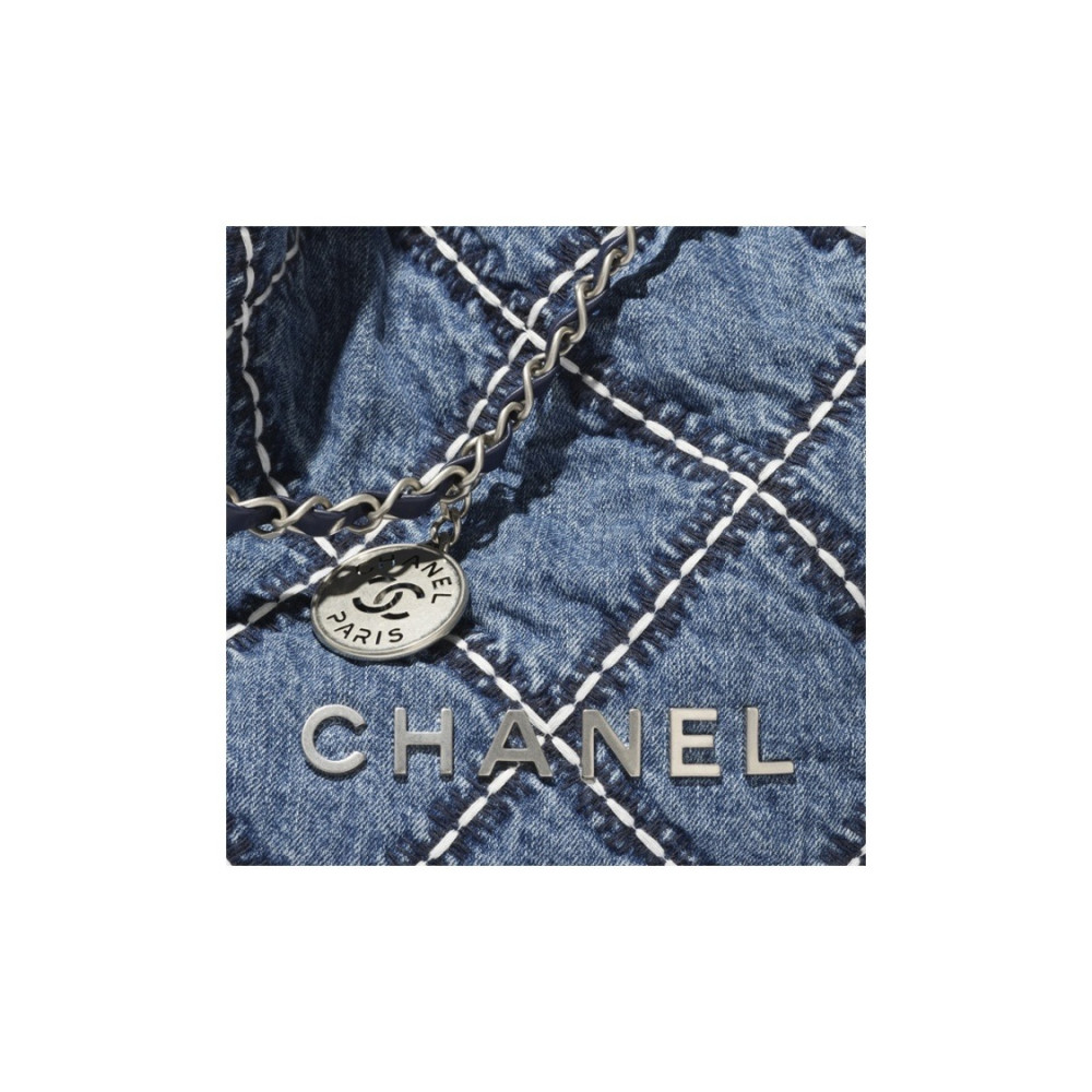 Cahel 22 Handbag Denim Bule