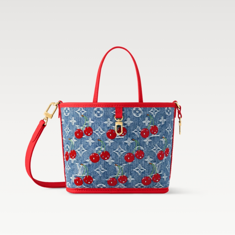 Lv X Tm Neverfull Inside Out Bb Handbag