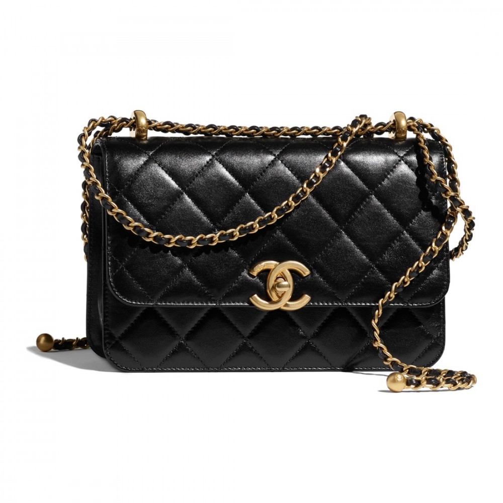 Chanel Flap Bag Gold Balls