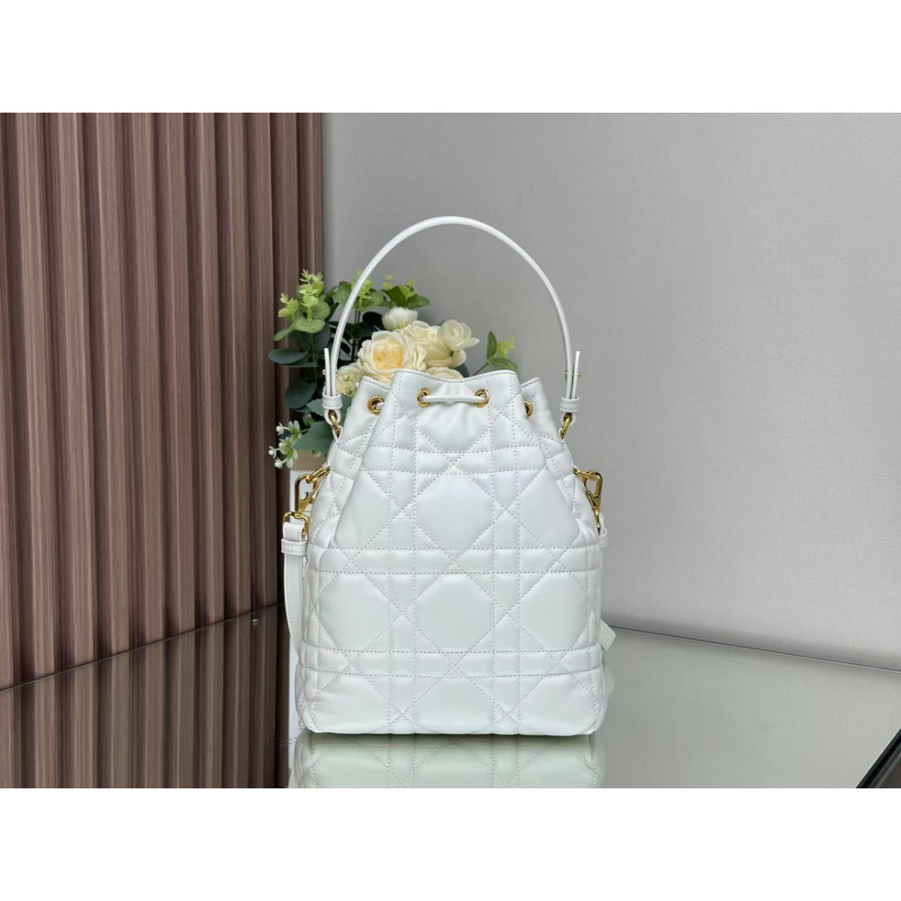 Small Dior Caro Bucket Bag