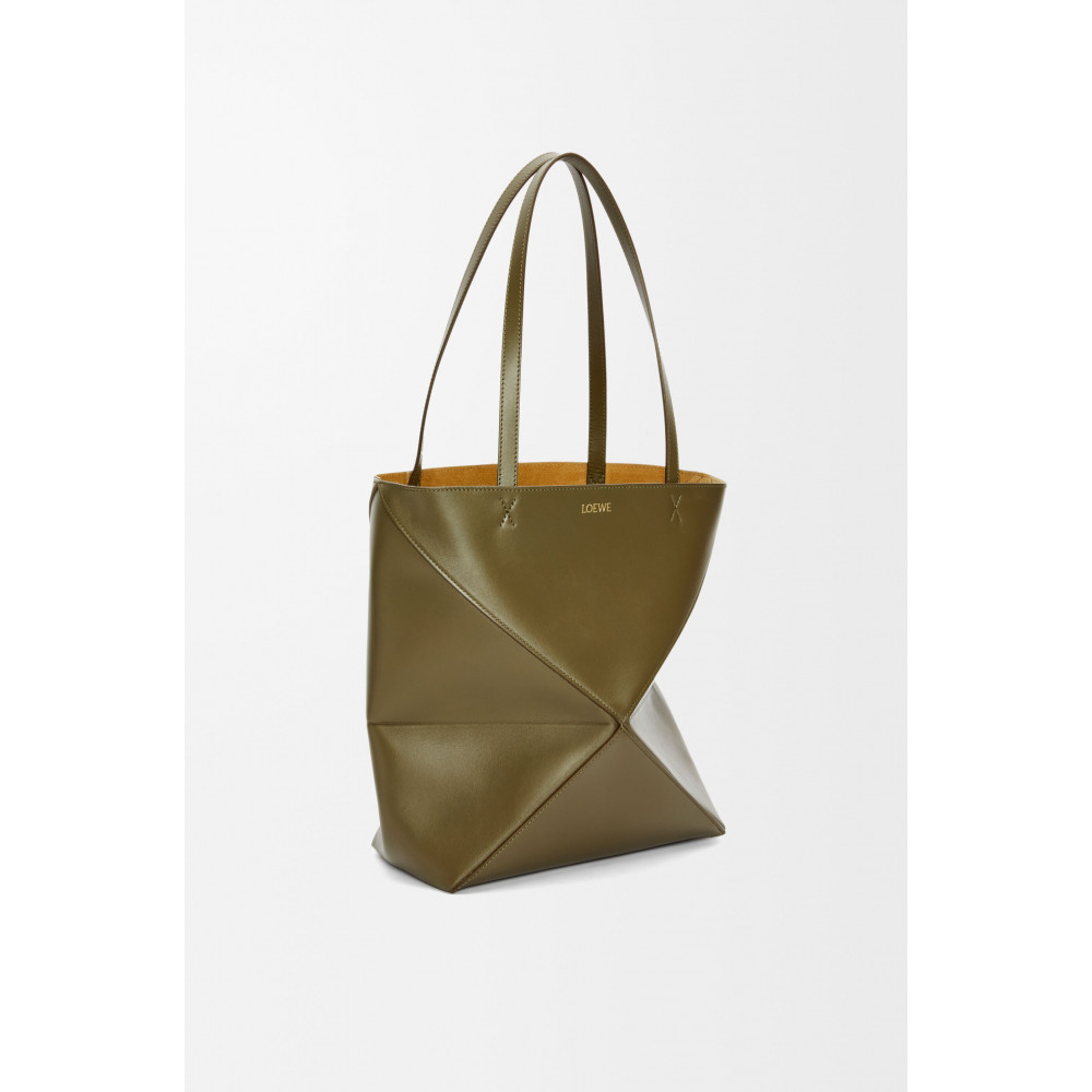 Medium Puzzle Fold Tote In Shiny Calfskin Medium Puzzle Fold Tote In Shiny Calfskin