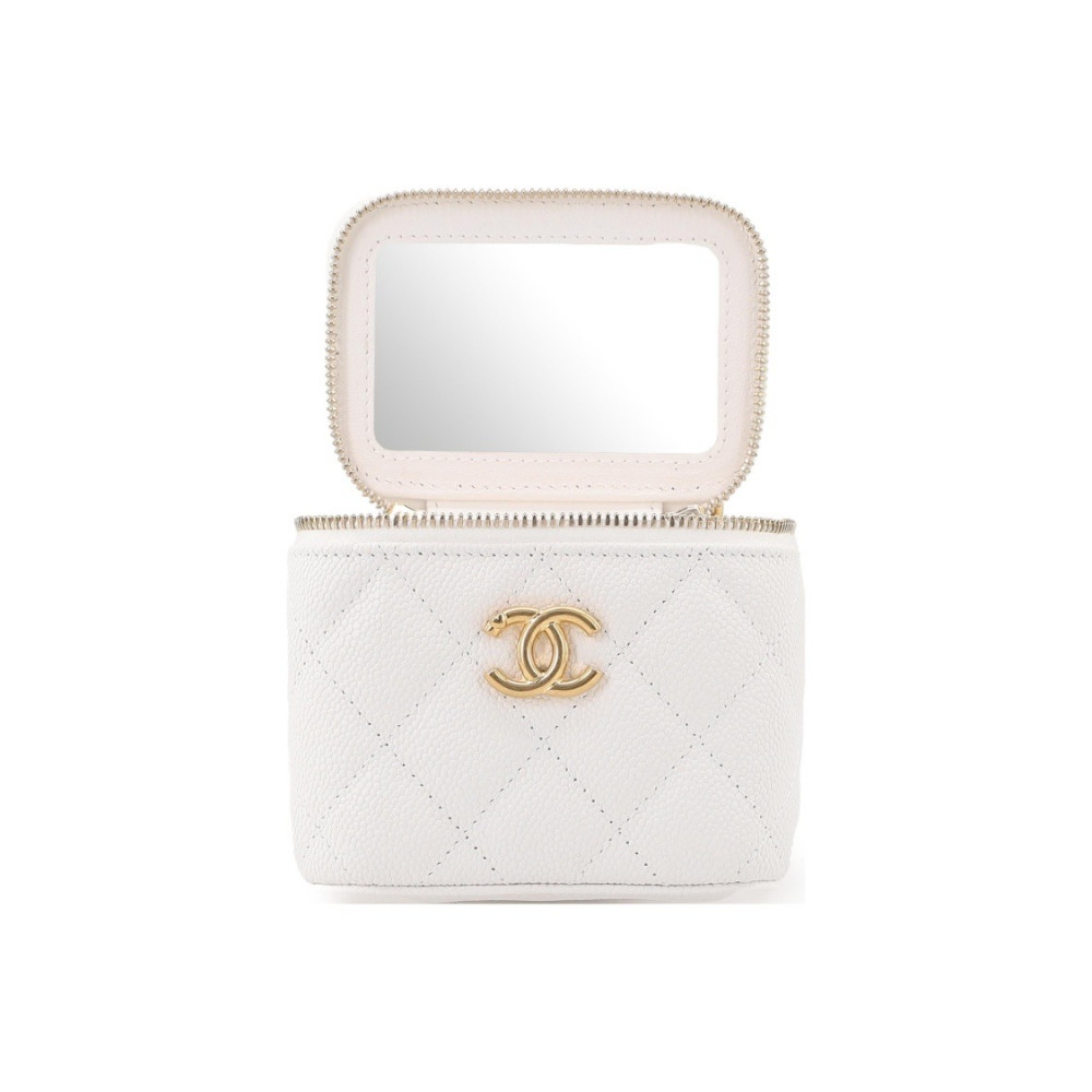 Chanel 23P Lipstick Box With Chain White