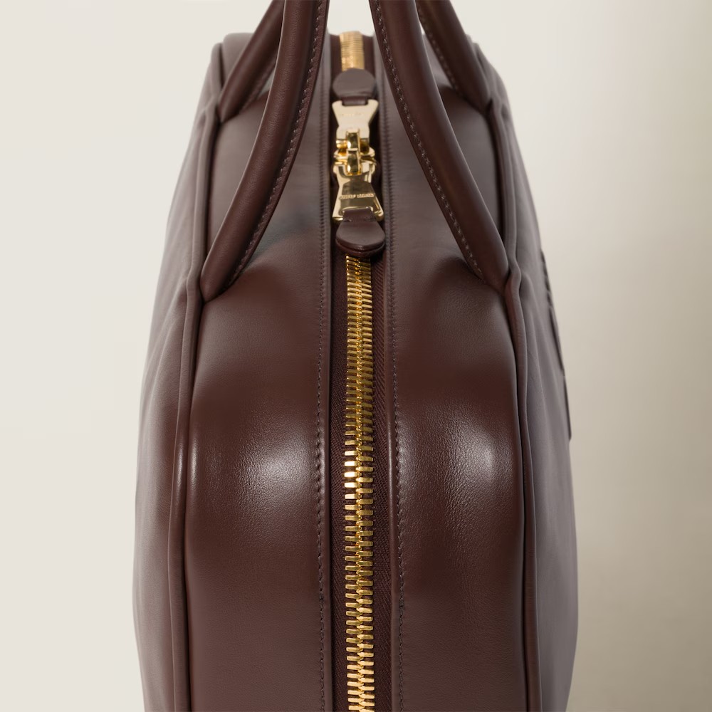 Leather Beau Handbag Shrubby Oak Color