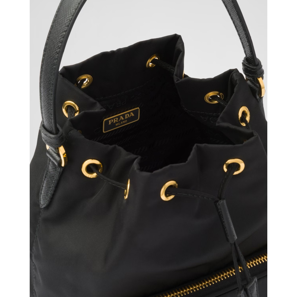 Prada Duet Re-Nylon Bucket Bag