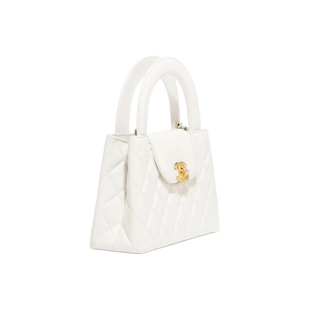 Chanel Mini Shopping Bag White