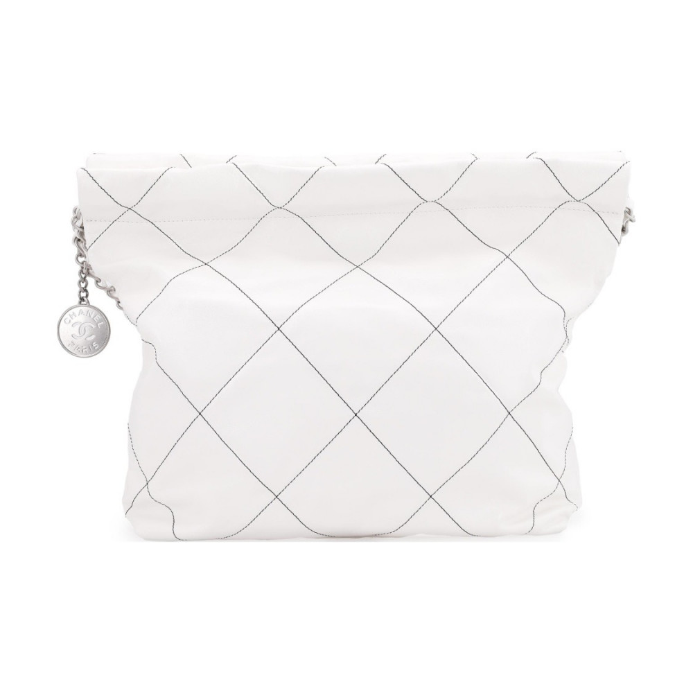 Chanel 22 Handbag With Black Line