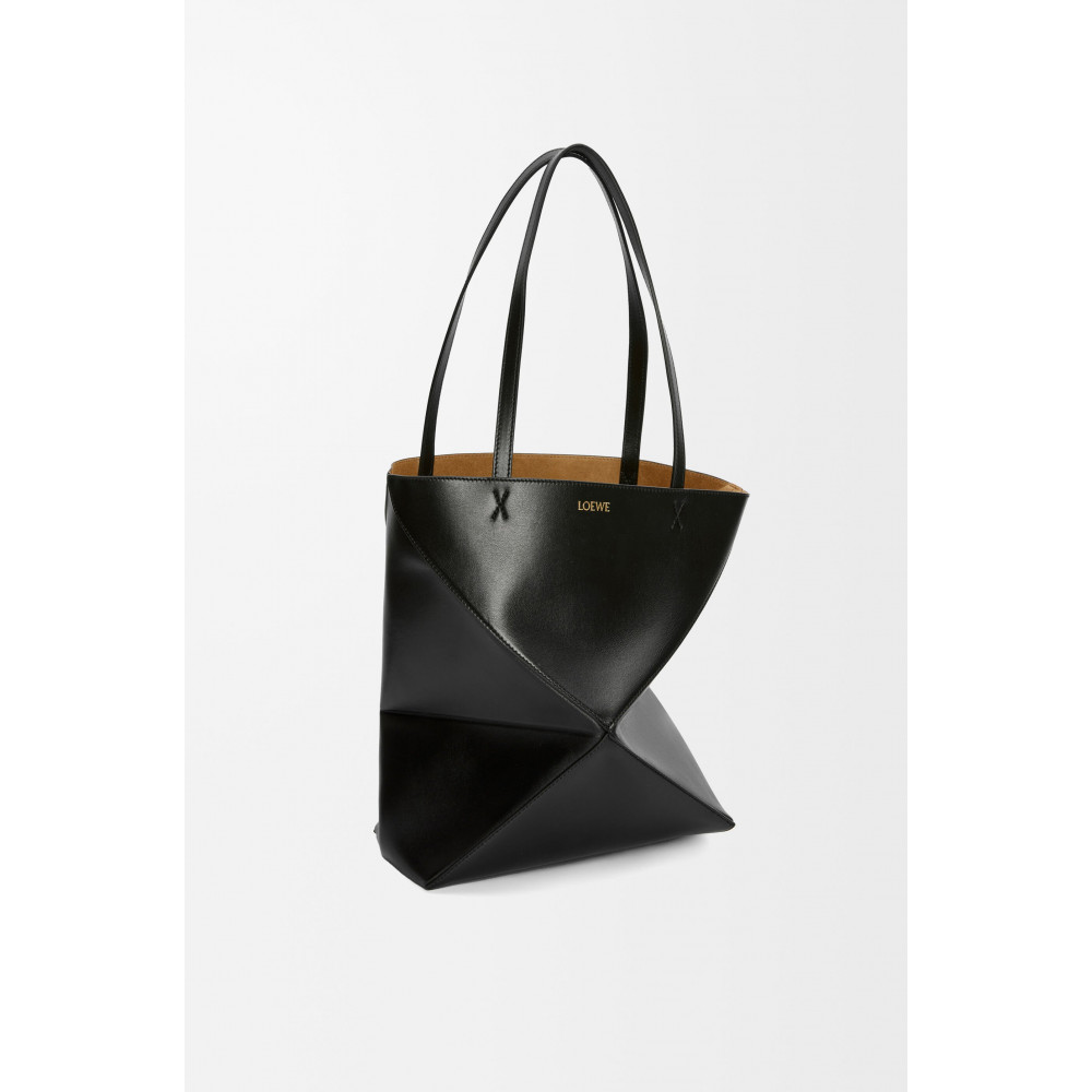 Medium Puzzle Fold Tote In Shiny Calfskin Medium Puzzle Fold Tote In Shiny Calfskin