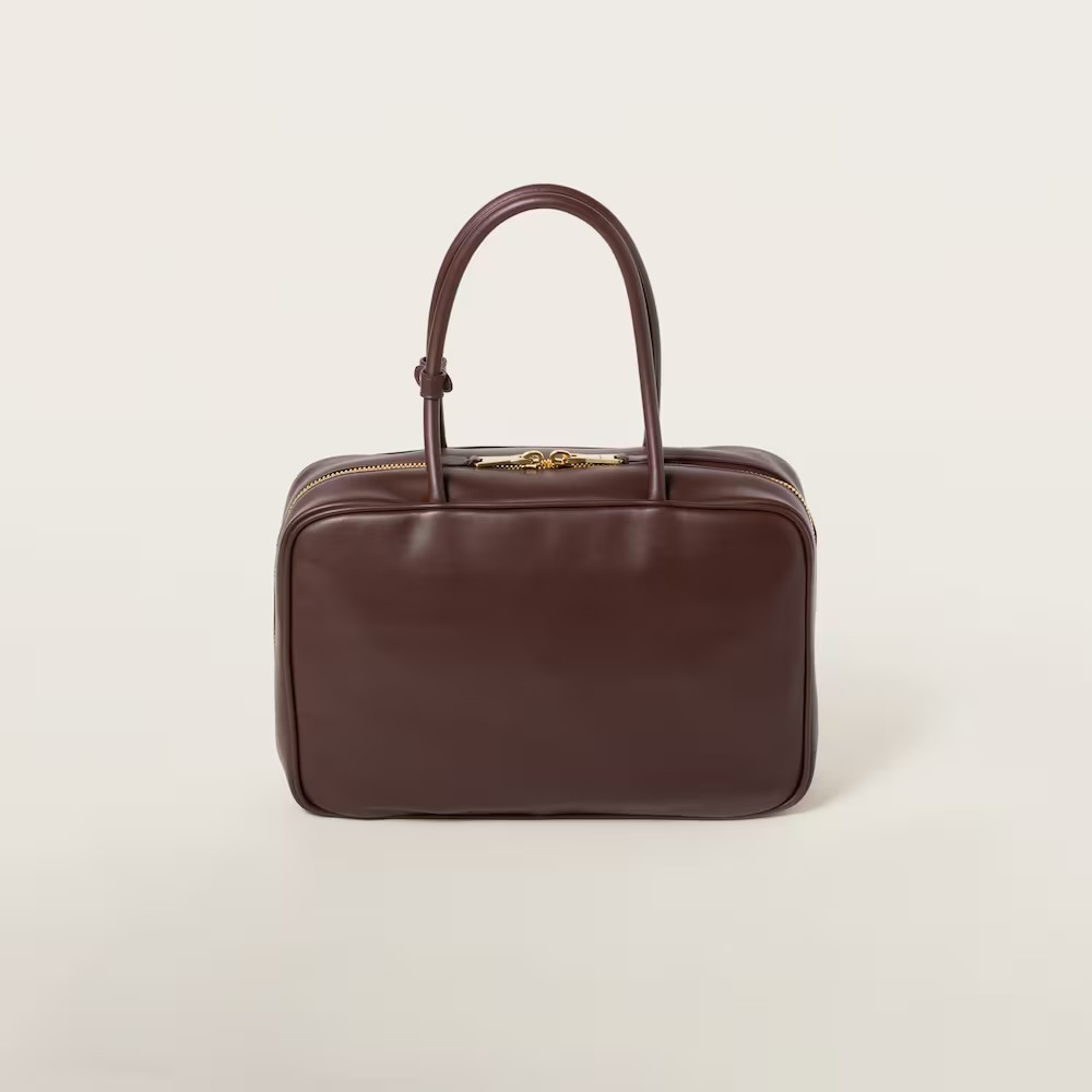 Leather Beau Handbag Shrubby Oak Color