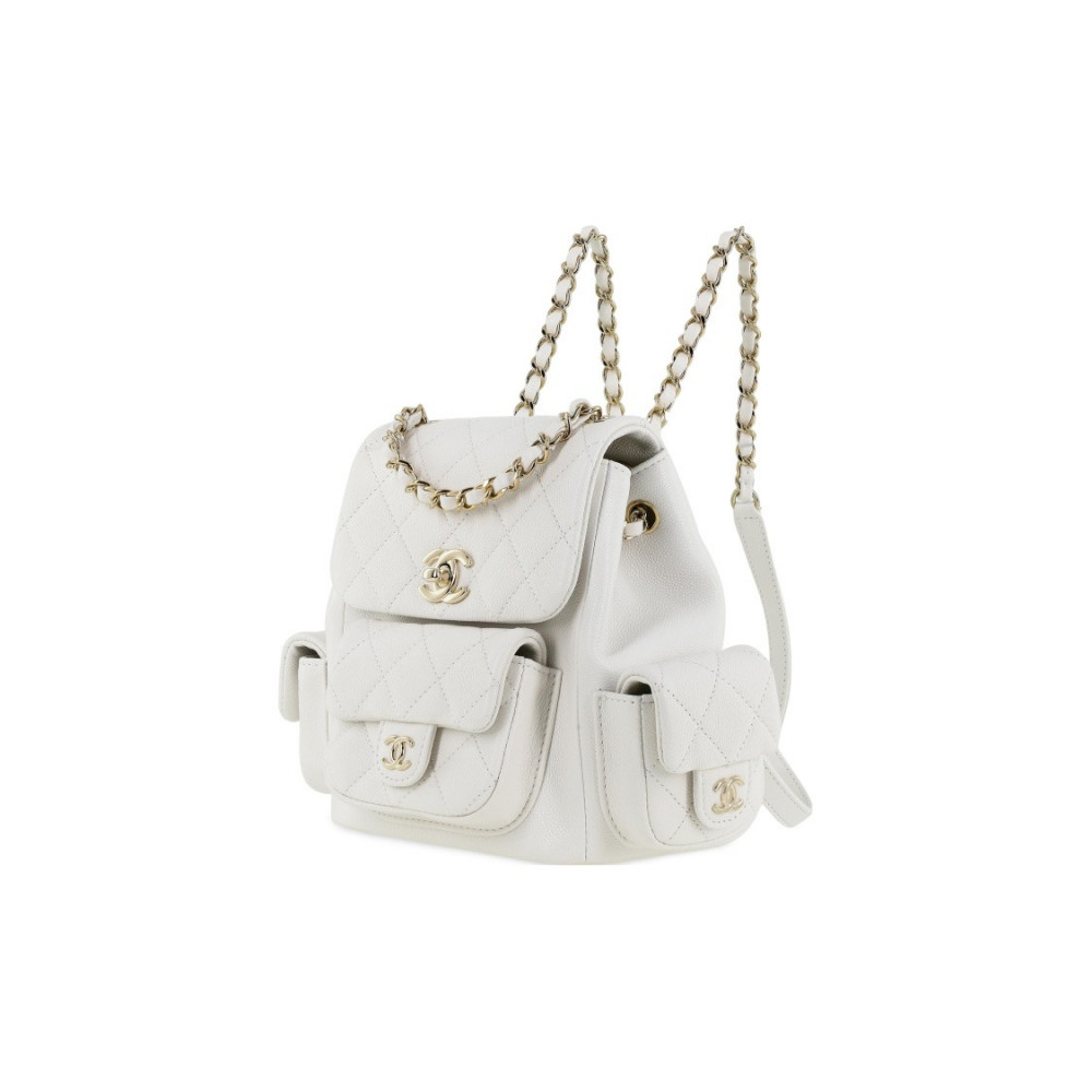 Chanel 23K Duma Backpack White