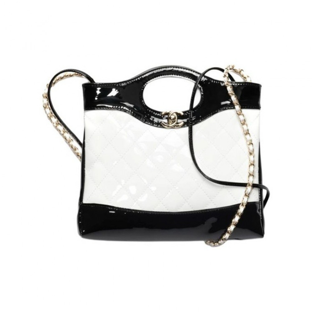 Chanel 31 Mini Shopping Bag Patent Calfskin