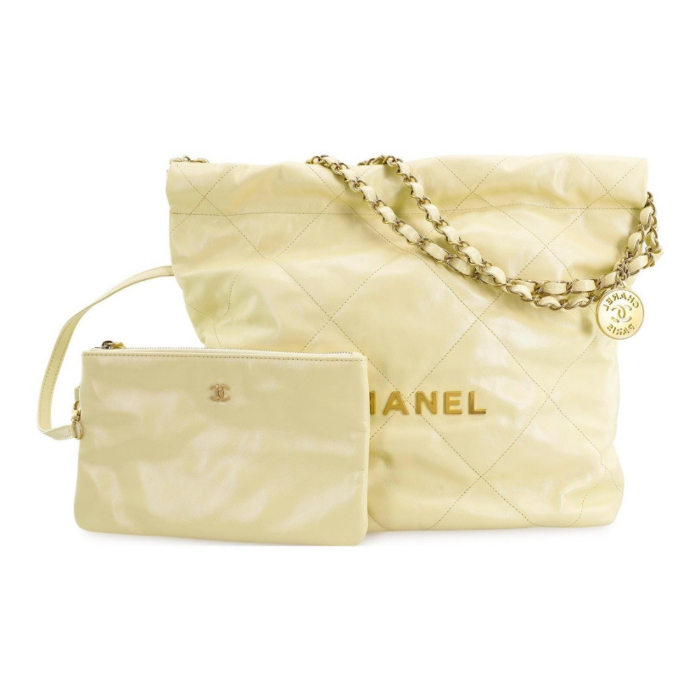 Chanel 22 Handbag Yellow