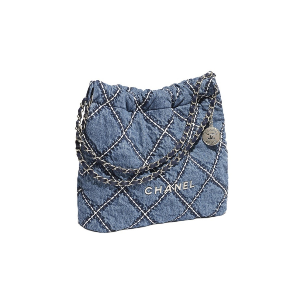 Cahel 22 Handbag Denim Bule