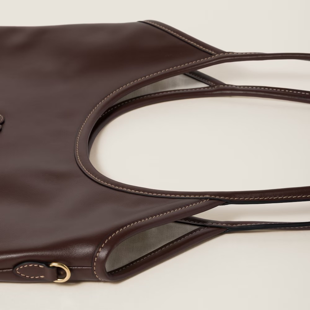Ivy Leather Handbag Shrubby Oak Color