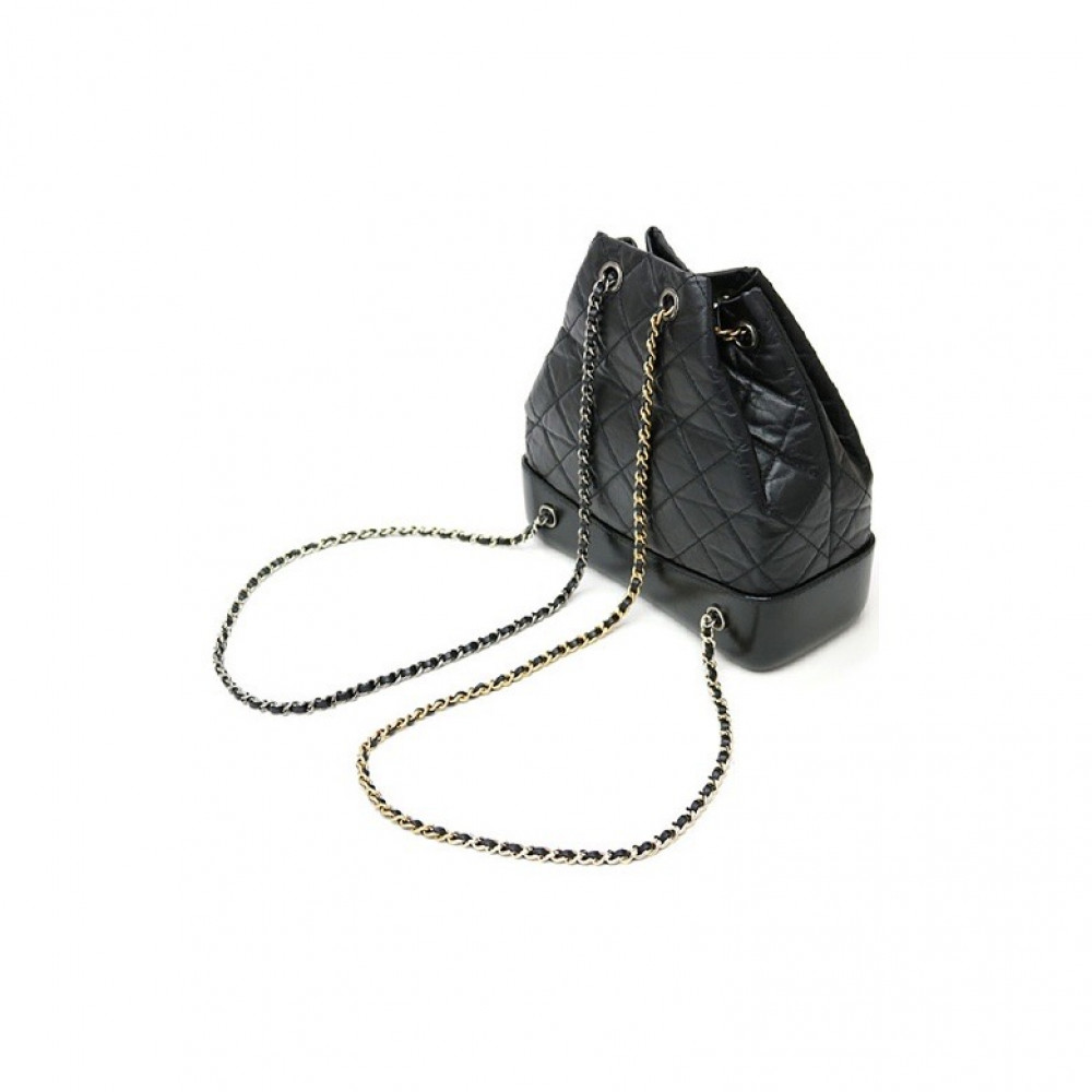 Chanel Aged Calfskin Quilted Gabrielle Backpack