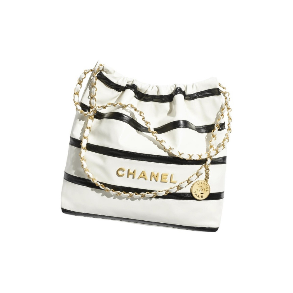 Cahnel 22A Handbag  Stripe