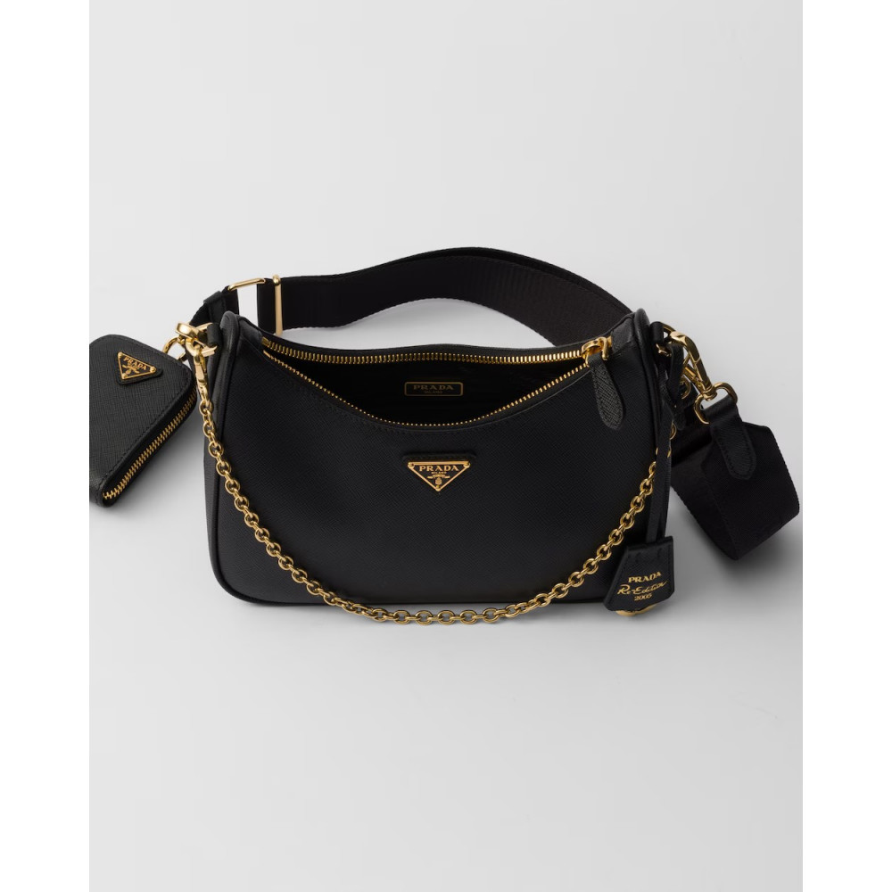 Prada Re-Edition 2005 Saffiano 3-In-1 Handbag Leather Material