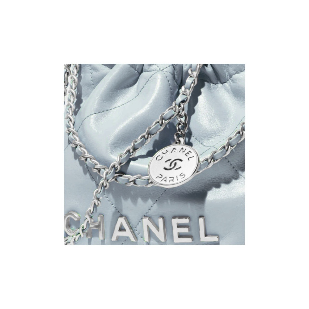 Chanel 22 Mini Handbag Bule