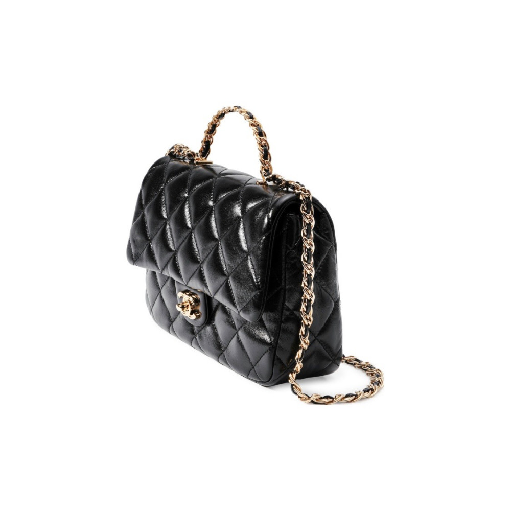 Chanel  Small Clasp Cover Bag With Handle 