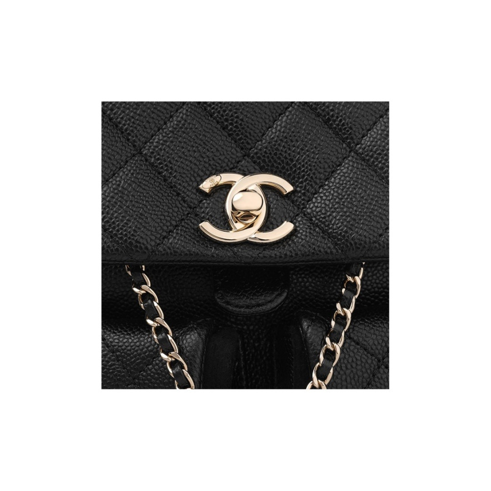 Chanel Grained Calfskin Backpack 
