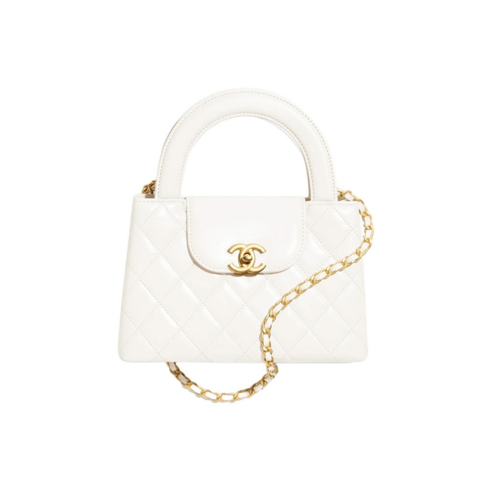 Chanel Mini Shopping Bag White
