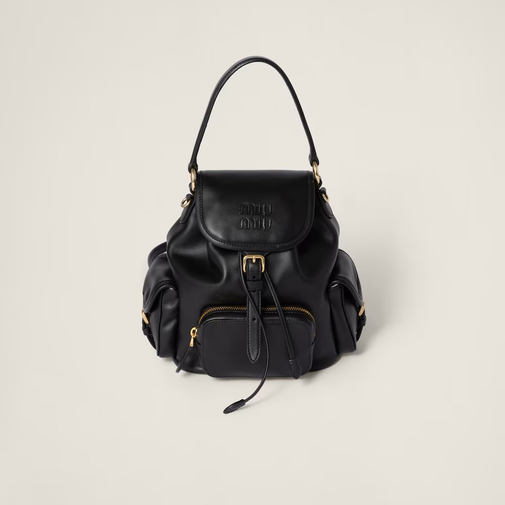 Miumiu Leather Backpack