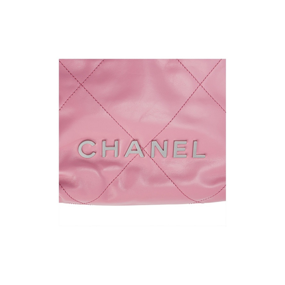 Chanel 22 Mini Handbag Dark Pink