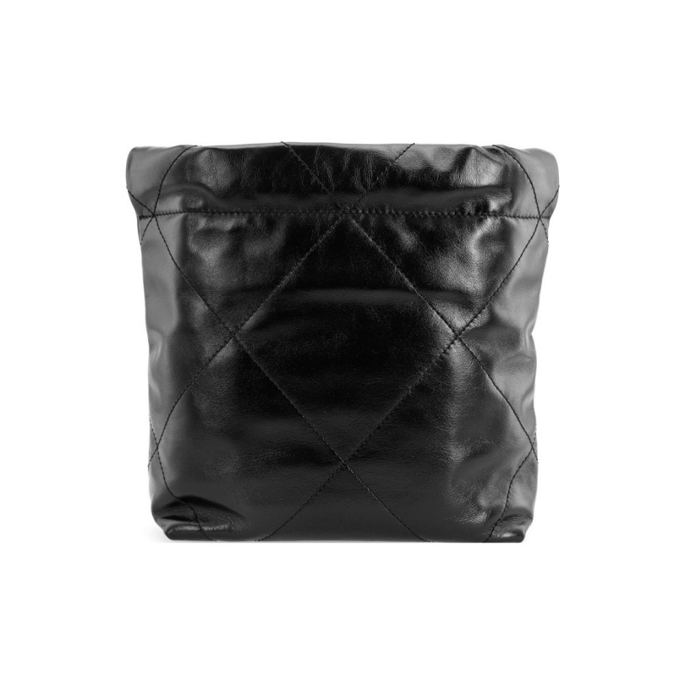 Chanel 22 Mini Handbag White Logo