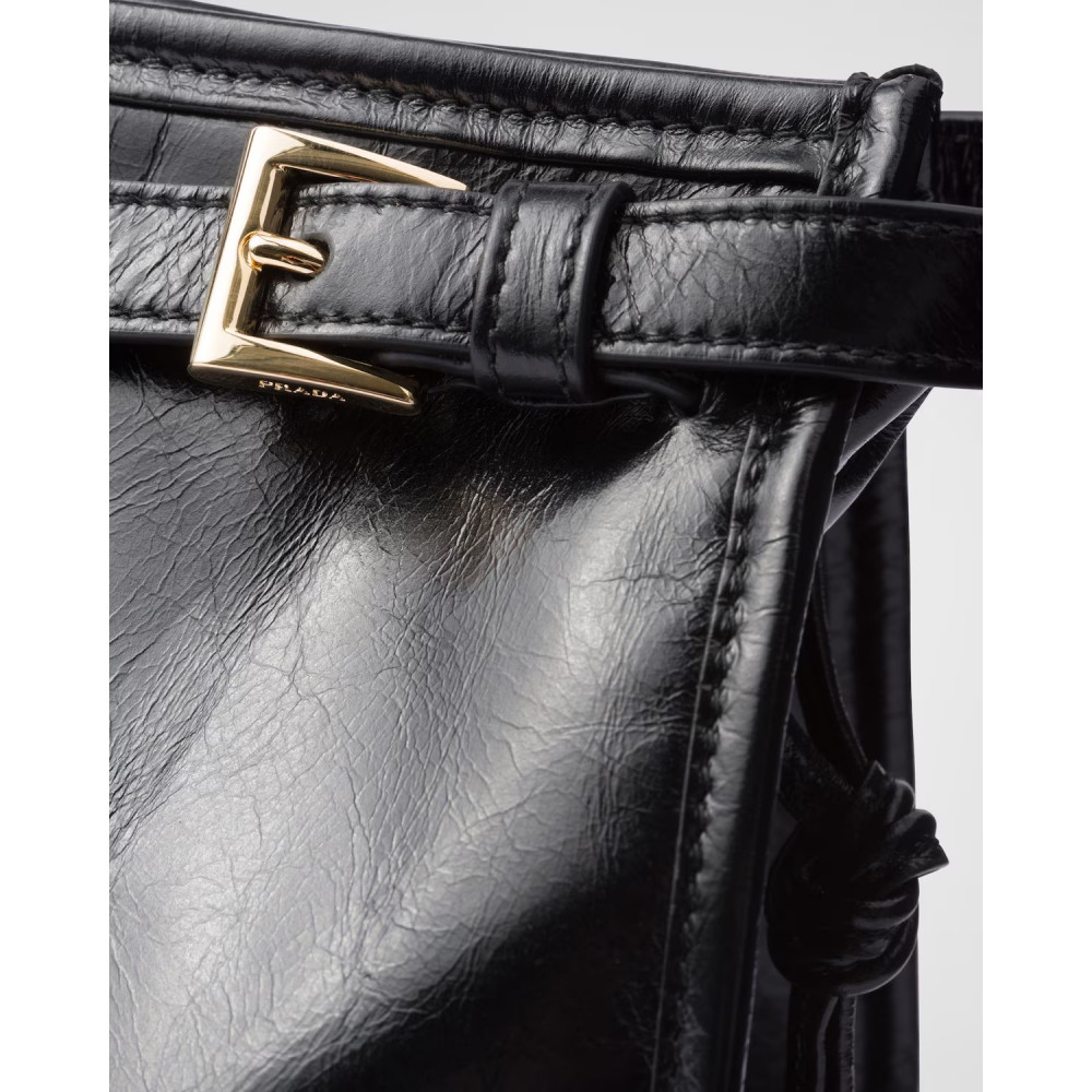 Prada Bonnie Large Leather Handbag