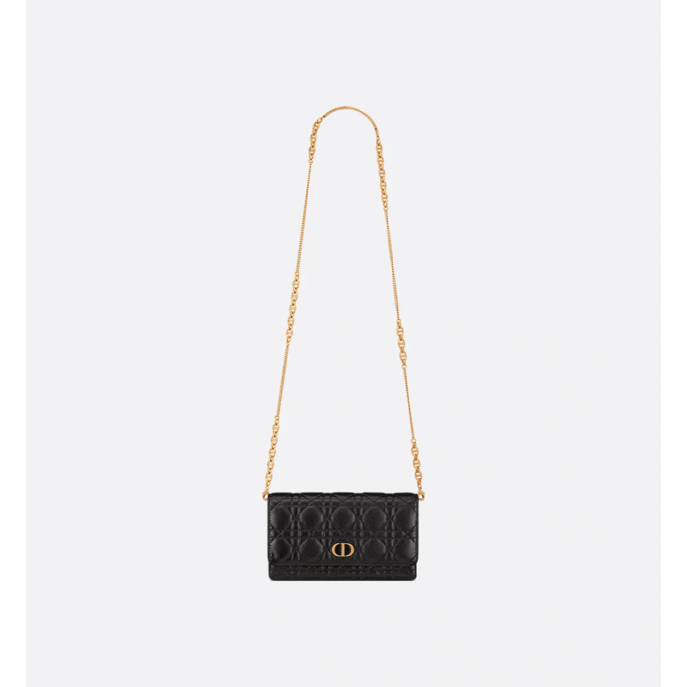 Dior Caro Pouch With Chain Dior Caro Pouch With Chain