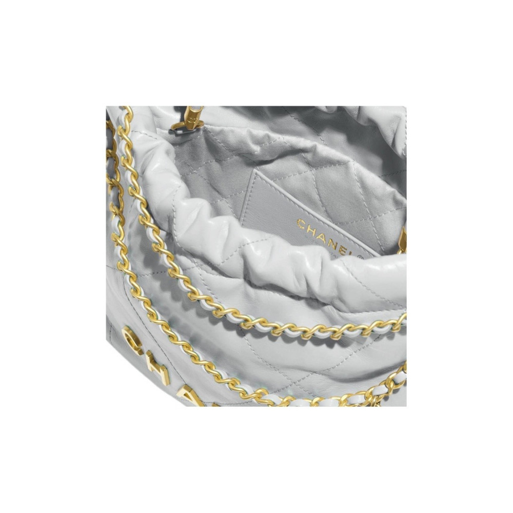 Chanel 22 Mini Handbag Light Blue